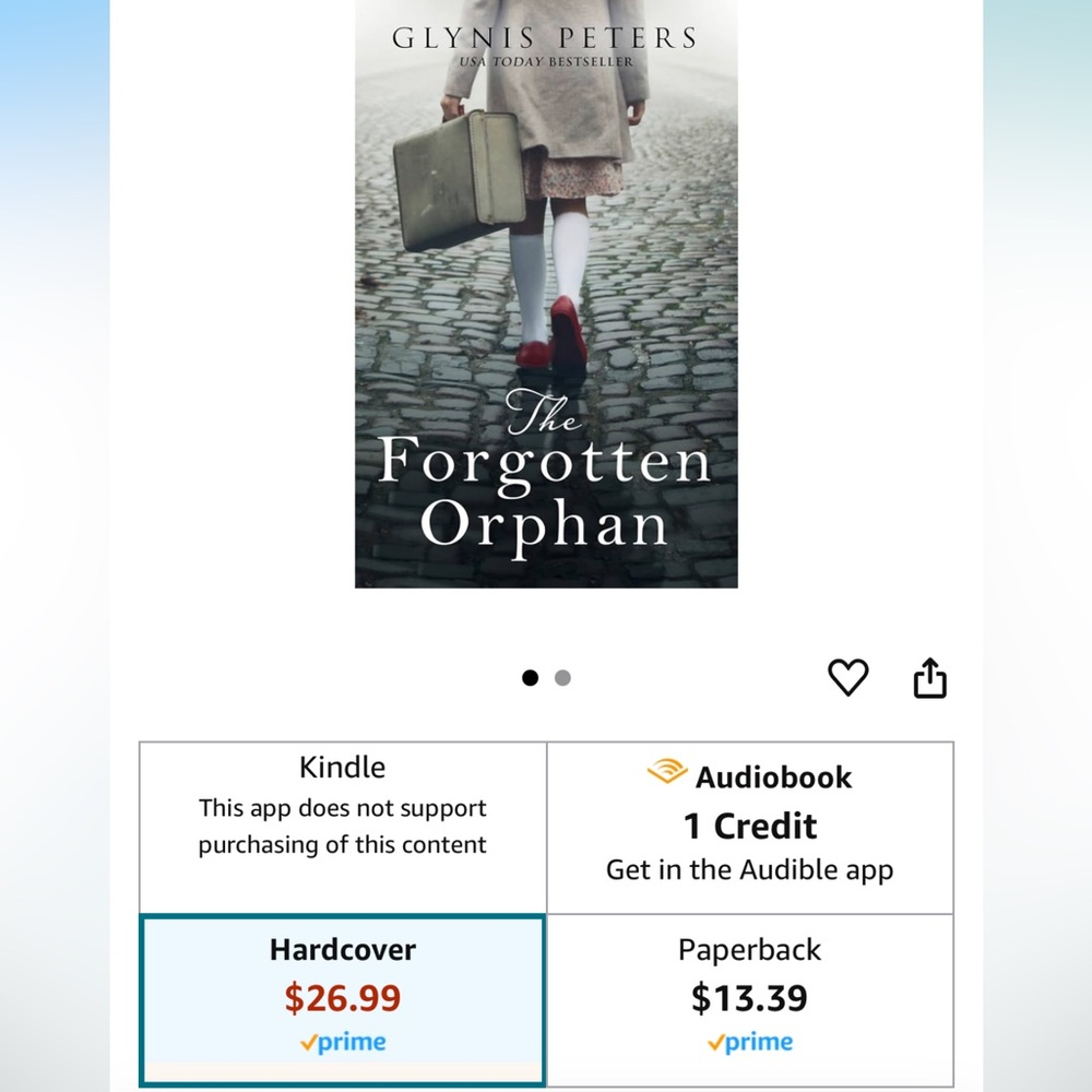The Forgotten Orphan Book Cover Art